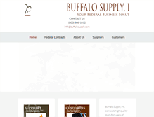 Tablet Screenshot of buffalosupply.com